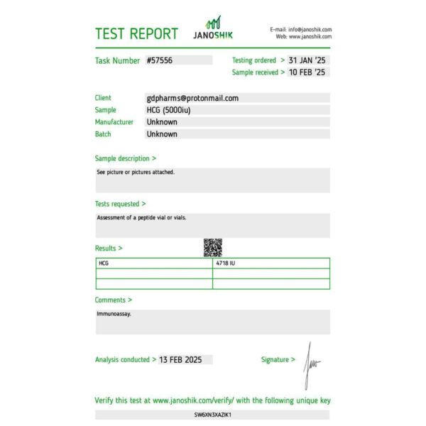 HCG La test